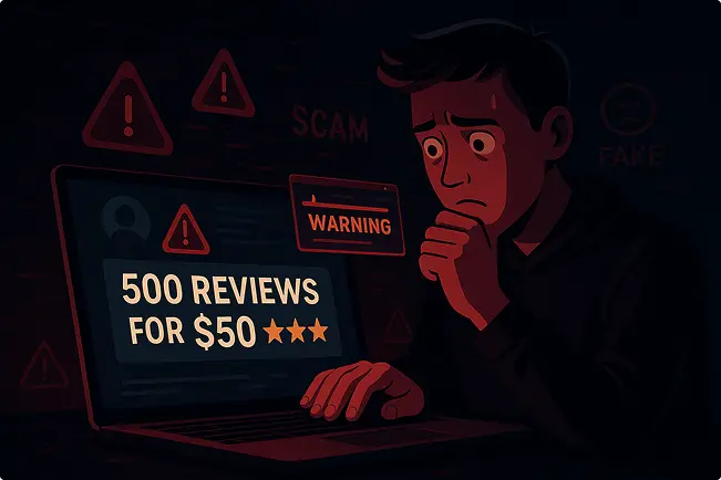 500 reviews for 50$
